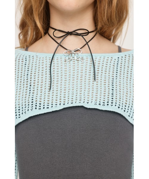 SLY ニット セーター CROCHET SHORT TOPS クロシェット ショート