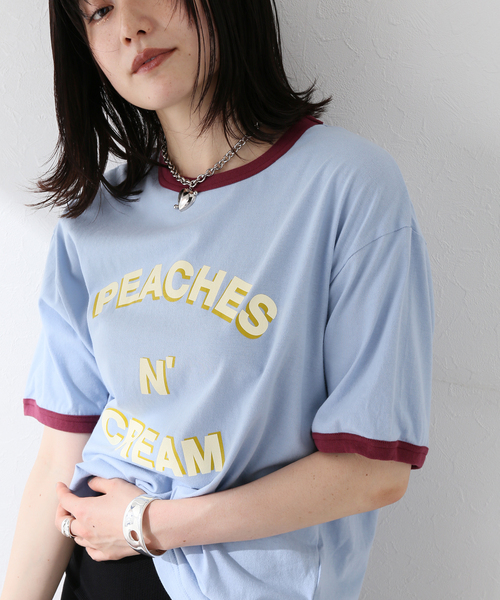 SON OF THE CHEESE（サノバチーズ） tシャツ Tシャツ PEACHES N CREAM