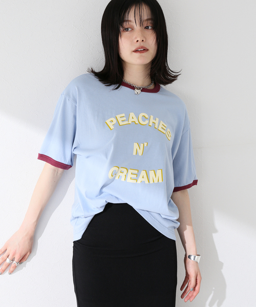 SON OF THE CHEESE（サノバチーズ） tシャツ Tシャツ PEACHES N CREAM