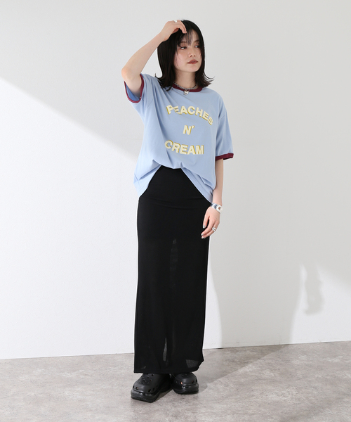 SON OF THE CHEESE（サノバチーズ） tシャツ 半袖 PEACHES N CREAM TEE