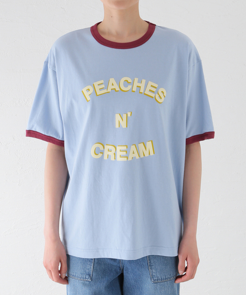 SON OF THE CHEESE サノバチーズTシャツ・カットソー SON OF THE CHEESE（サノバチーズ） tシャツ Tシャツ PEACHES N CREAM