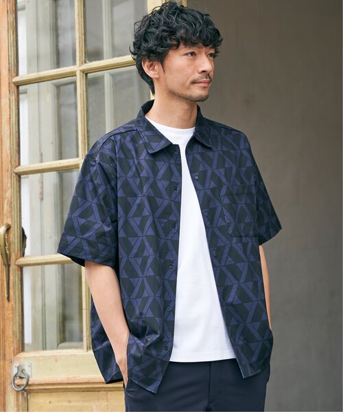 ikka シャツ 「吸水速乾」GOKU楽AIRレギュラーシャツ メンズ