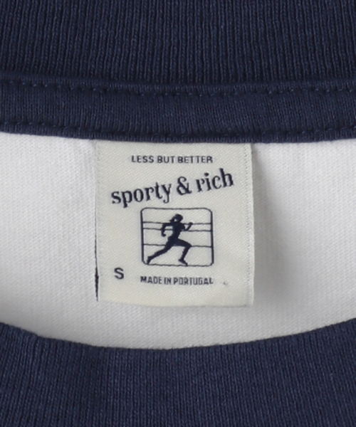 SPORTY&RICH tシャツ 「SPORTY＆RICH / スポーティアンドリッチ