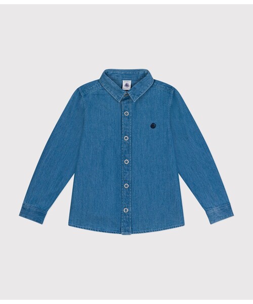 PETIT BATEAU（プチバトー） ブラウス シャツ デニムシャツ キッズ 