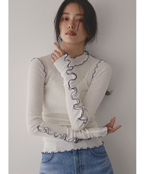 【COEL】ジャガードメロウカットソー ホワイト Amazon | [コエル] Tシャツチュニック ジャガードメロウ
