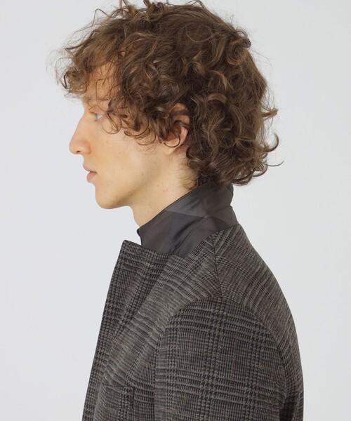 美品★BLACK LABEL CRESTBRIDGE チェックジャケット M グレンチェックウールジャージージャケット（ジャケット
