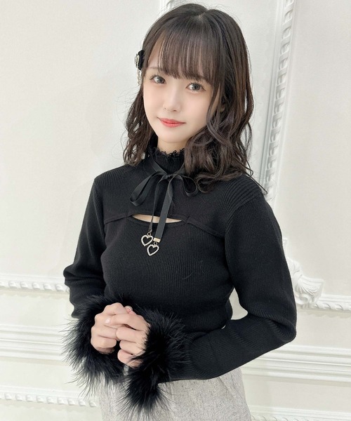 ニット セーター CACHE-COEUR ， WEAR / DE670 レディース