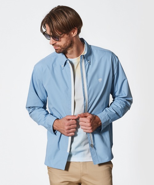 ACANTHUS（アカンサス） シャツ ACANTHUS:Remake Zip Up Shirt メンズ