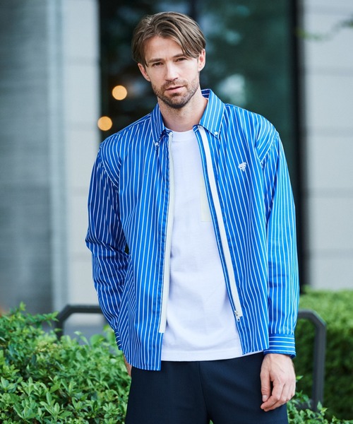 ACANTHUS（アカンサス） シャツ ACANTHUS:Remake Zip Up Shirt メンズ