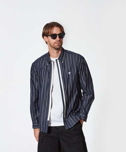 ACANTHUS（アカンサス） シャツ ACANTHUS:Remake Zip Up Shirt メンズ