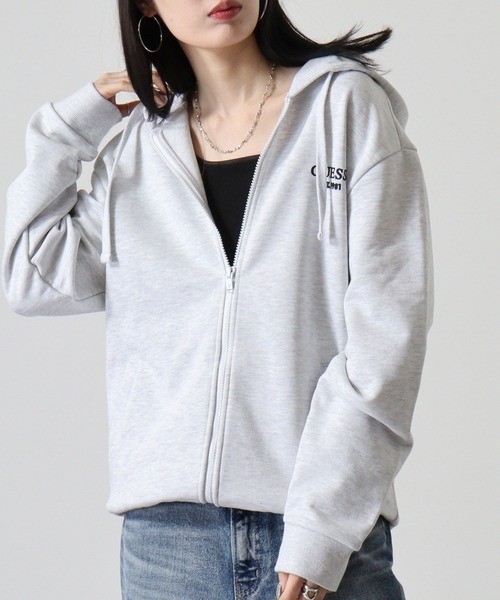 GUESS（ゲス） パーカー GUESS MEN'S L/SLV HOODED ZIP-UP パーカー