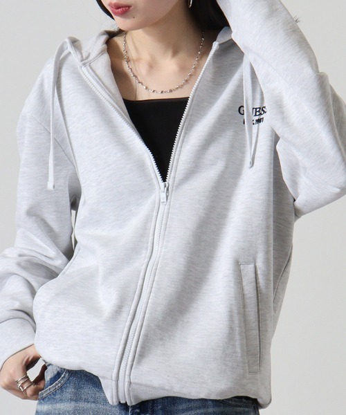 GUESS（ゲス） パーカー GUESS MEN'S L/SLV HOODED ZIP-UP パーカー