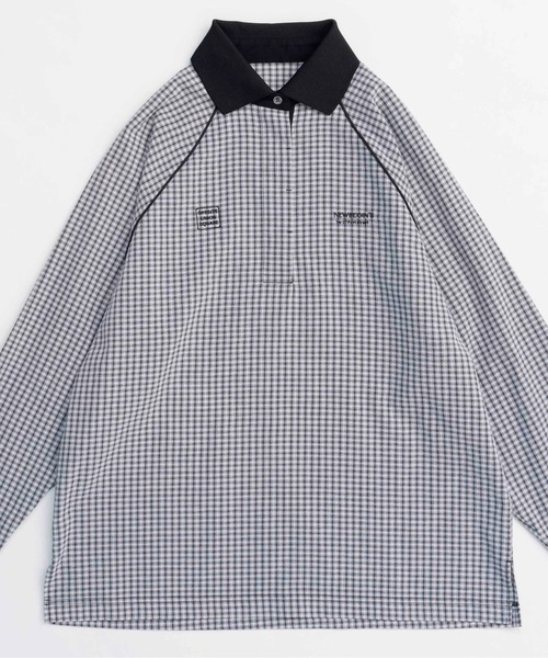メゾンスペシャルNEW BEGINGチェックポロシャツ MAISON SPECIAL ポロシャツ ポロ NEW BEGING plaid pattern Polo