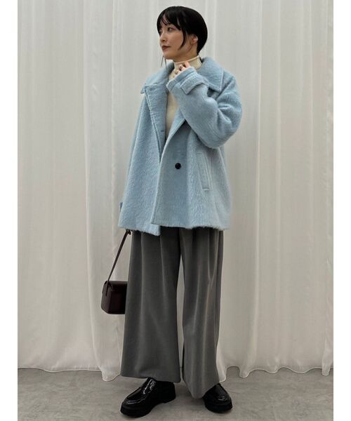 B00375 ラグナムーンLAGNAMOON タックワイドパンツ LAGUNAMOON パンツ 2タックワイドパンツ レディース : ZOZOTOWN