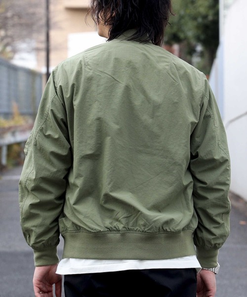 BACK NUMBER ma1 ma-1 「BACK NUMBER」ライトMA-1 メンズ
