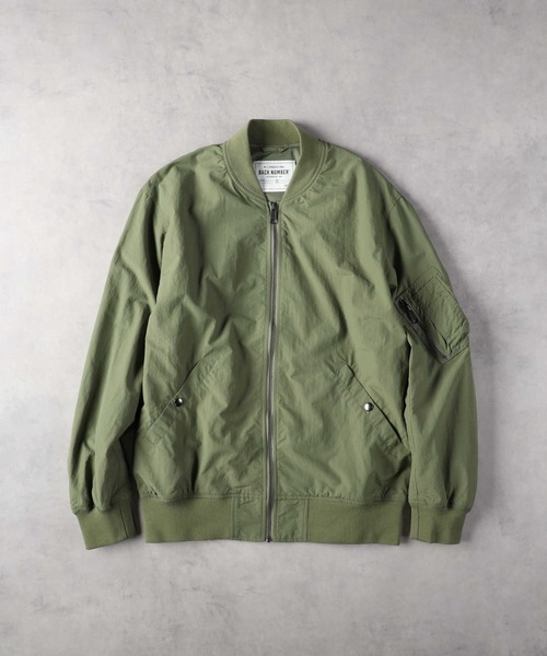 back number MA-1 ブルゾン Mサイズ 新品未使用 BACK NUMBER ma1 ma-1 「BACK NUMBER」ライトMA-1 メンズ