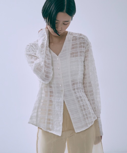 ブラウス シャツ Crinkle Blouse レディース