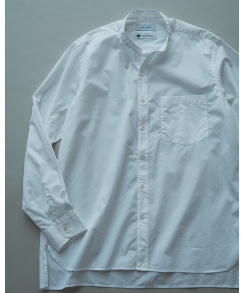 ADAM ET ROPE'（アダムエロペ） シャツ 「Sea Island Cotton」バンド