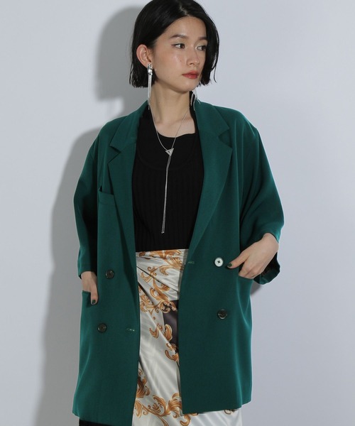 HARE ジャケット テーラードジャケット トロミビッグジャケット