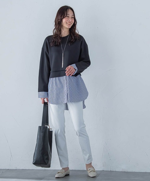 ロートレアモン（LAUTREAMONT）/【WEB限定】ストレスフリーレギンスパンツ≪3サイズ/紫外線防止/接触冷感洗濯機で洗える≫ LAUTREAMONT（ロートレアモン） パンツ 「WEB限定」ストレスフリー