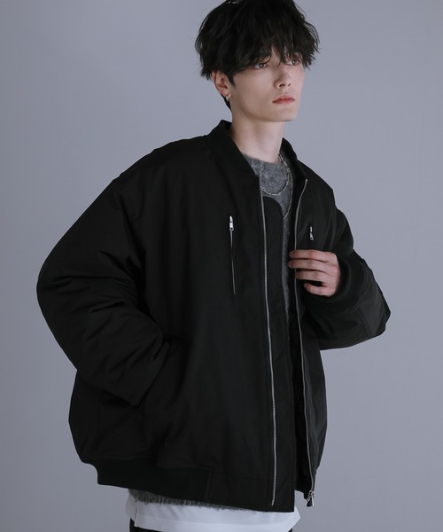 「LILL」 ブルゾン M ブラック メンズ_画像2