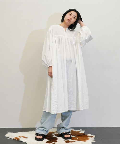 極美✨Harvestyハーベスティストライプワンピース　アトリエローブ ゆったり 極美✨Harvestyハーベスティストライプワンピース アトリエ