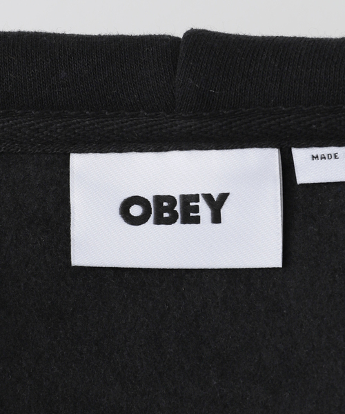 パーカー 「OBEY / オベイ」CHANCE ZIP HOOD 1124600 27-25P レディース OBEY / オベイ】CHANCE ZIP HOOD 1124600 27-25P（パーカー