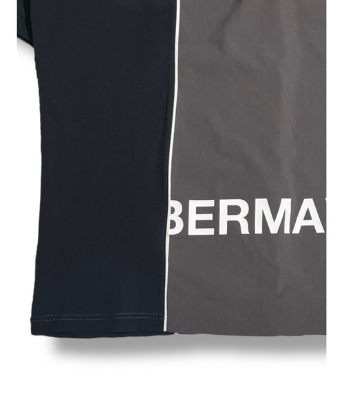 tシャツ Bi-color logo mock neck half sleeve shirt レディース_18