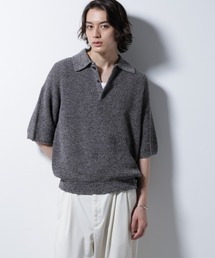 セーター ニット ミックスメランジニットポロ メンズ｜ZOZOTOWN Yahoo!店
