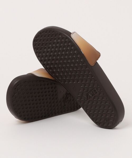 VANS】 ヴァンズ OVERS SLIDE V7350 SAND/BROWN 国内発送 VANS サンダル ヴァンズ OVERS SLIDE オーバーズ スライド V7350