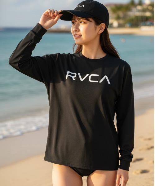RVCA ブラック 水着・ラッシュガード セット RVCA（ルーカ） ラッシュガード 「RVCA/ルーカ」25SS ESCAPE SFLT/水陸