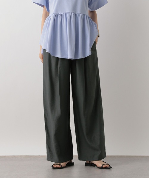 BLUE LABEL CRESTBRIDGE◆トップス/38/レーヨン/BLU/55N02-407-22 BLUE LABEL CRESTBRIDGE(ブルーレーベルクレストブリッジ