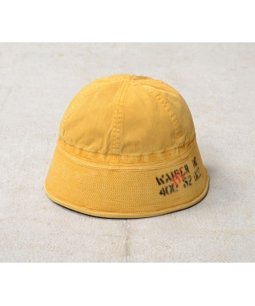 WAIPER.in米軍 セーラーハット STENCIL PIGMENT DYED WAIPER.inc 帽子 ハット 米軍 セーラーハット STENCIL PIGMENT