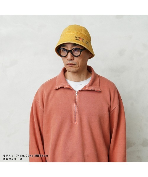 WAIPER.in米軍 セーラーハット STENCIL PIGMENT DYED WAIPER.inc 帽子 ハット 米軍 セーラーハット STENCIL PIGMENT