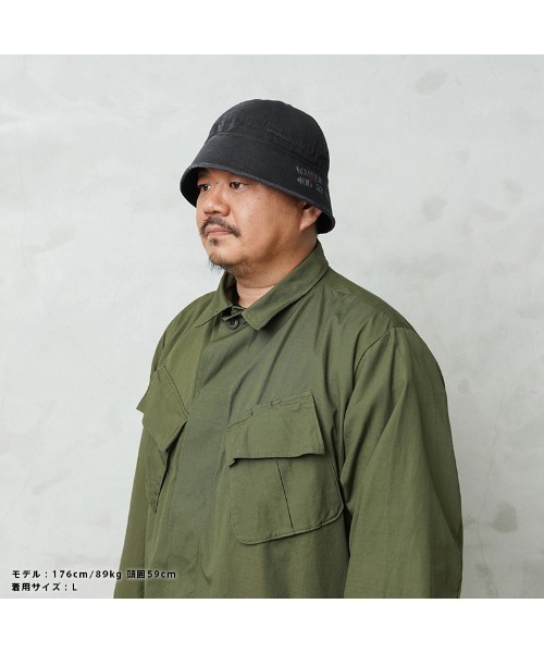 WAIPER.in米軍 セーラーハット STENCIL PIGMENT DYED WAIPER.inc 帽子 ハット 米軍 セーラーハット STENCIL PIGMENT