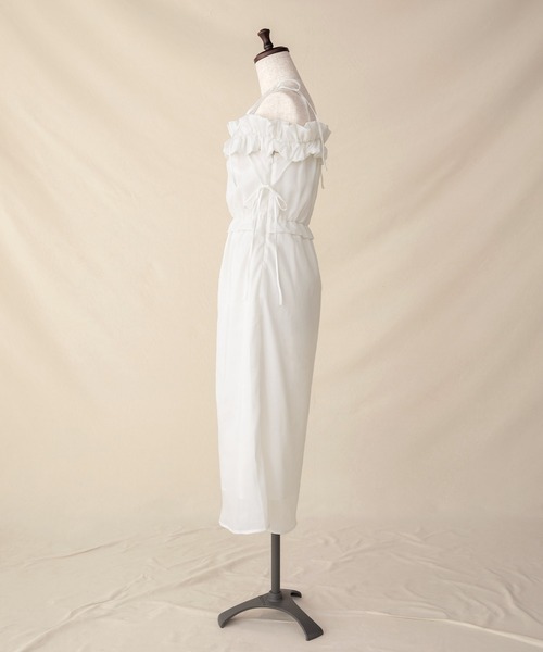 PriCHOU ワンピース Off-Shoulder Long One Piece/オフショルロング
