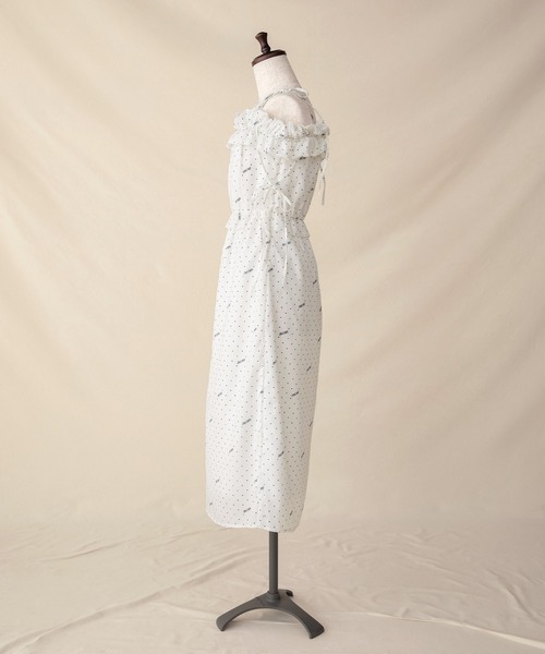 PriCHOU ワンピース Off-Shoulder Long One Piece/オフショルロング