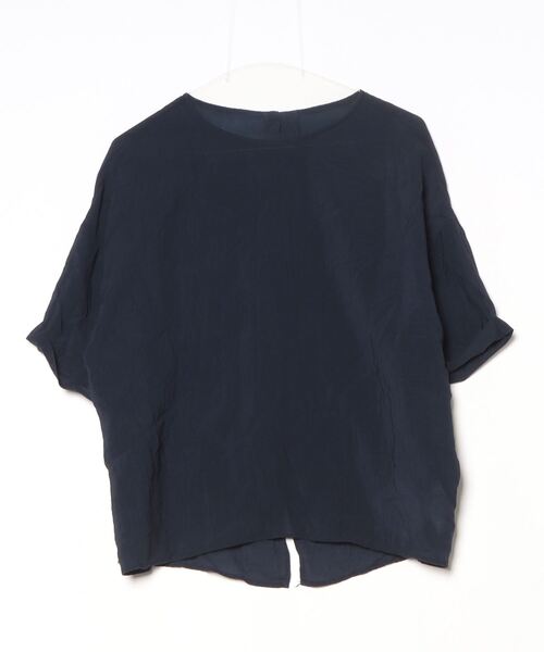 「Spick & Span」 半袖ブラウス「DONEEYUコラボ」 FREE ネイビー レディース