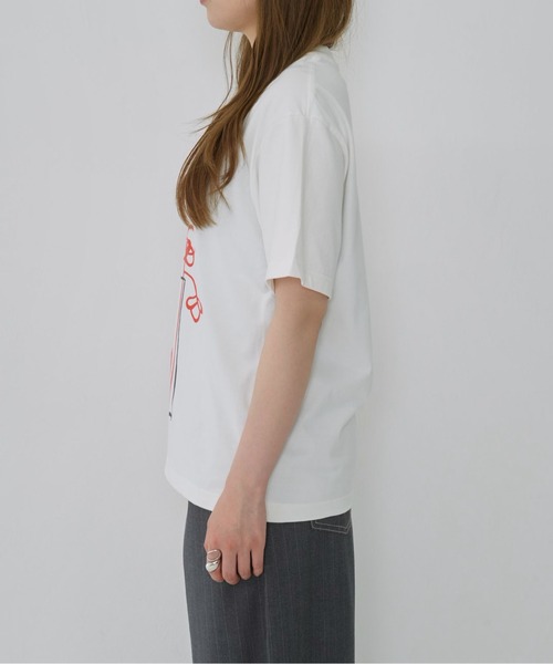 Enewd nina tシャツ 半袖 「zozo限定」花瓶 芸術的 上品 フラワー