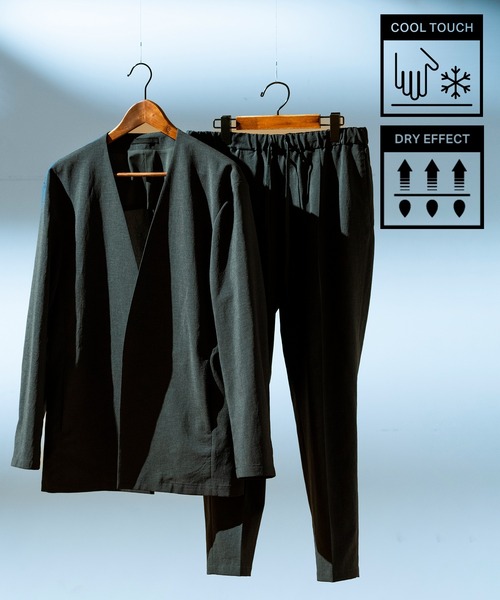 【新品タグ付き】 ADAM ET ROPE' セットアップ ADAM ET ROPE' 「ADAM ROPE'」 セットアップ L ダークグリーン