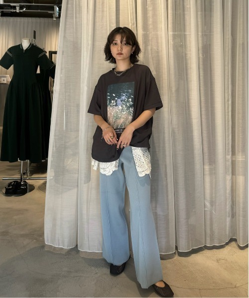 Ameri（アメリ） tシャツ Silvia Conde Olivan×Ameri OVERSIZE TEE