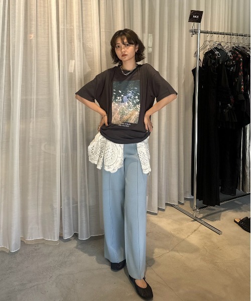 Ameri（アメリ） tシャツ Silvia Conde Olivan×Ameri OVERSIZE TEE