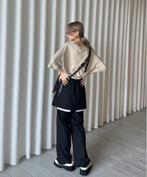 Ameri（アメリ） tシャツ Silvia Conde Olivan×Ameri OVERSIZE TEE