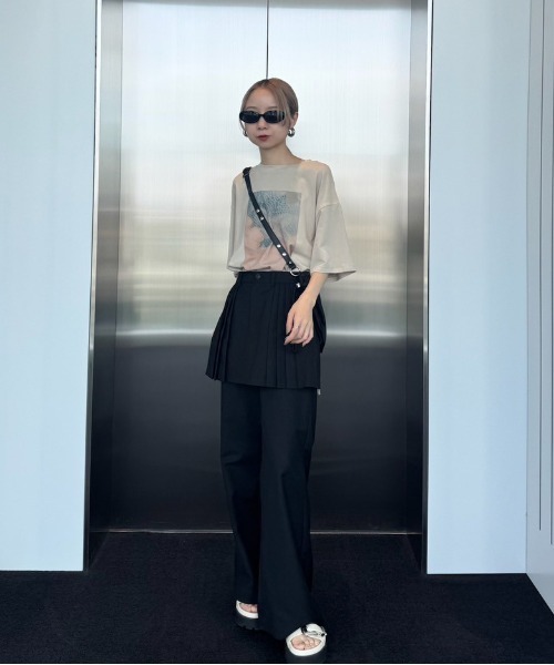 Ameri（アメリ） tシャツ Silvia Conde Olivan×Ameri OVERSIZE TEE