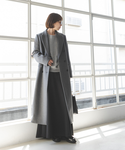 NOBLE（ノーブル） チェスターコート 36 グレー レディース : ZOZOTOWN