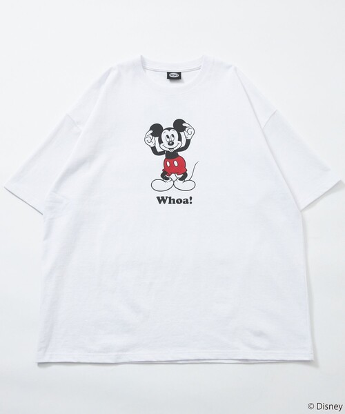 「FREAK'S STORE」 半袖Tシャツ「Disneyコラボ」 SMALL ネイビー メンズ