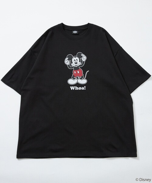 「FREAK'S STORE」 半袖Tシャツ「Disneyコラボ」 SMALL ネイビー メンズ
