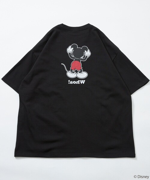 「FREAK'S STORE」 半袖Tシャツ「Disneyコラボ」 SMALL ネイビー メンズ
