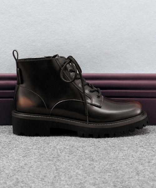 リジッドソール コンバットブーツ CHARLES & KEITH｜リジッドソール コンバットブーツ | Rakuten Fashion