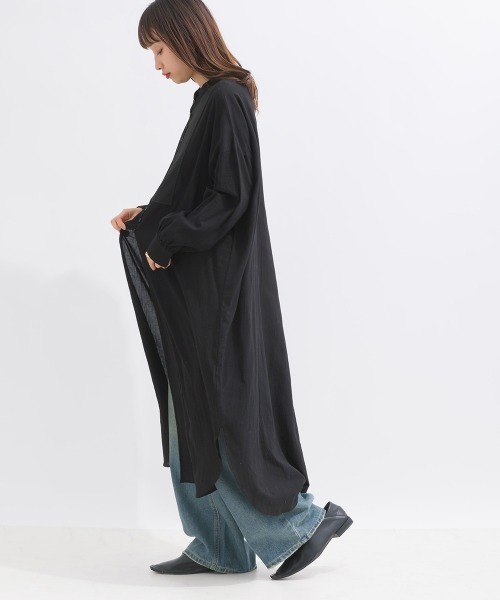 「terrace」 長袖ワンピース MEDIUM ブラック レディース_画像6